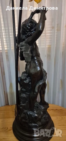 Разкошна и масивна нощна лампа в стил Арт деко, снимка 9 - Други - 50764300