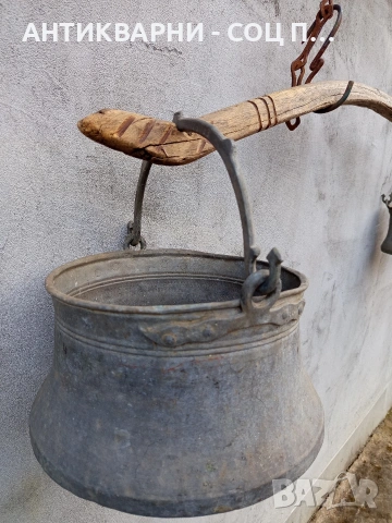 Комплект Соц Стари Бакърени Медни Менци С Кобилица 2x12лт. НОМЕР 680., снимка 4 - Антикварни и старинни предмети - 53407269