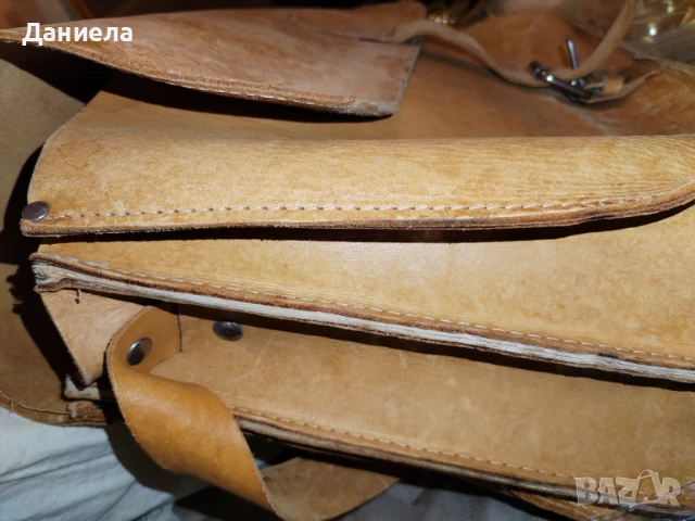 Кожена чанта, снимка 3 - Чанти - 50758995
