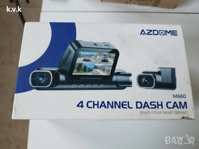 AZDOME 360, само задната камера, протектор за екранчето на предната камера и всички кабели!, снимка 2 - Аксесоари и консумативи - 53975151