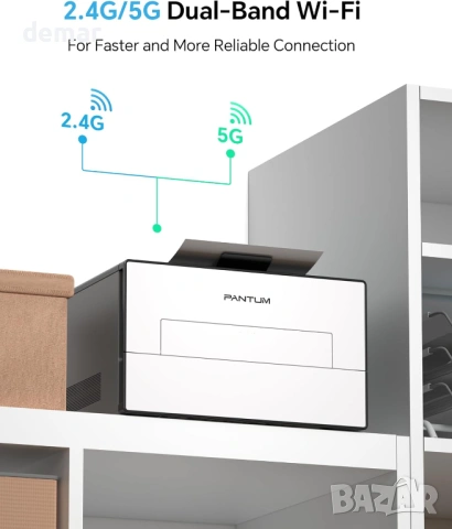 Безжичен лазерен принтер PANTUM BP4209DW - черно-бял, A4, 30 стр./мин., снимка 4 - Принтери, копири, скенери - 53632123