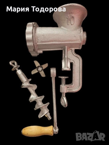 Ръчна месомелачка от неръждаема стомана Pelitte, снимка 3 - Аксесоари за кухня - 52976184