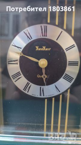 Hanhart германски настолен кварцов часовник , снимка 6 - Антикварни и старинни предмети - 45163153