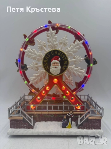 Коледно Виенско колело с музика и Led светлини, снимка 2 - Коледни подаръци - 52285827