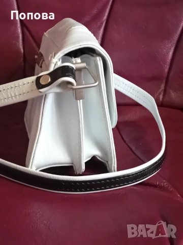 "Vera Pelle" естествена кожа малка чанта, снимка 9 - Чанти - 49235671