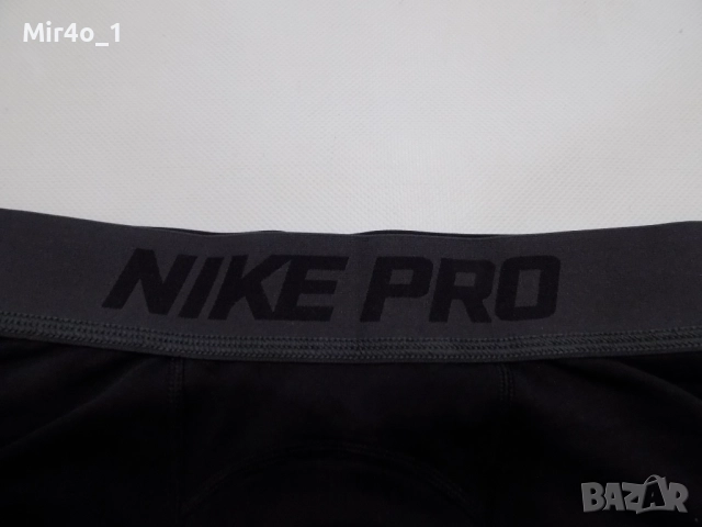 клин nike pro анцуг долнище екип шорти крос спорт фитнес тренировка мъжки оригинален черен S, снимка 6 - Спортни дрехи, екипи - 49090878