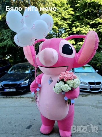 Гигантско Бяло изненада Мече, Мики ма( бяла мечка), Танцуваща Панда, огромен Заек и невероятния СтиЧ, снимка 15 - Детегледачки, детски центрове - 46273594