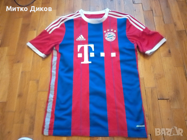 Байерн Мюнхен футболна тениска маркова на Адидас 2014-2015г размер С или 176см, снимка 7 - Футбол - 53539790