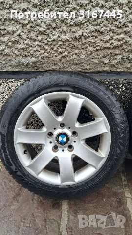 Зимни гуми с джанти за БМВ-Е46 , снимка 2 - Гуми и джанти - 53609561