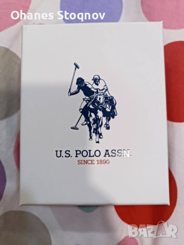 Комплект обеци и колие US POLO – сърце, снимка 2 - Обеци - 53440452