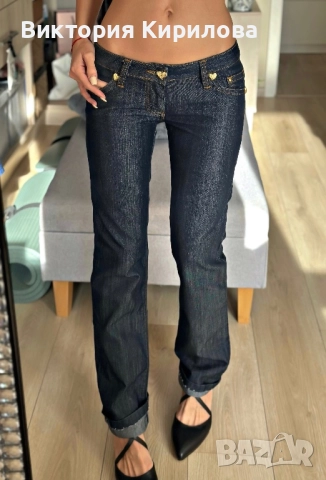 Дънки Philip Plein, снимка 2 - Дънки - 47702329