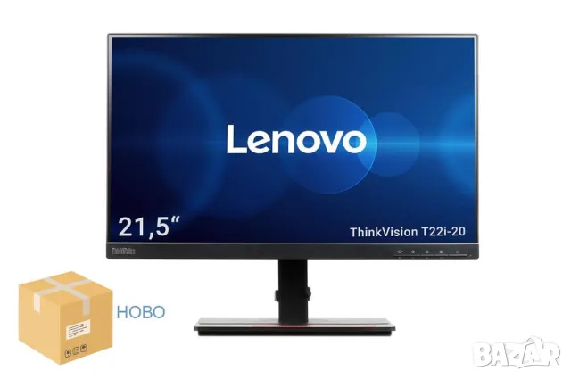 Нов Монитор Lenovo ThinkVision T22i-20/21.5 inch IPS (1920x1080), снимка 1 - Монитори - 48406677