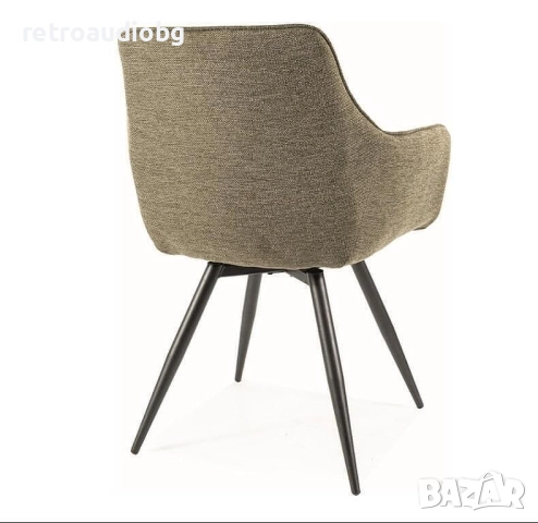  Трапезно кресло БАЛЛО БРЕГО зелена маслина цвят, снимка 2 - Столове - 52750730