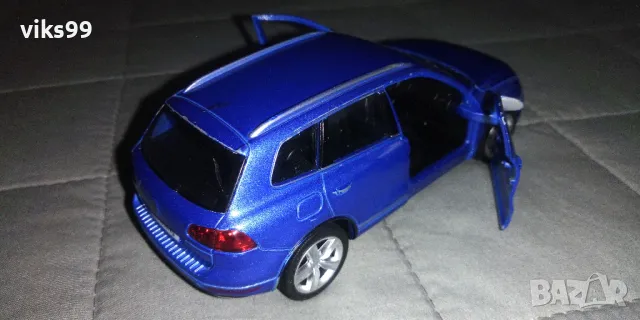 Volkswagen Touareg, Blue - RMZ City 5019, снимка 4 - Колекции - 47953914