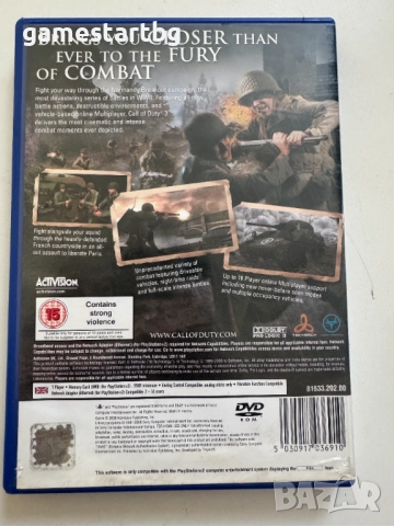 Call of Duty 3 за PS2, снимка 2 - Игри за PlayStation - 51754193