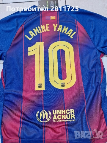 Детски екип Ламин Ямал Барселона , снимка 2 - Футбол - 52737120