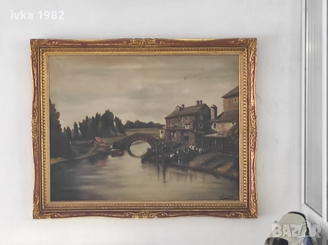 Голяма картина с масивна рамка , снимка 5 - Картини - 51959199