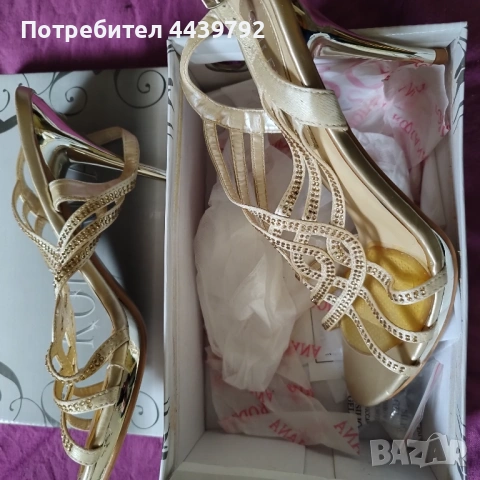 Елегантни дамски обувки с висок ток,нови., снимка 5 - Маратонки - 53368749