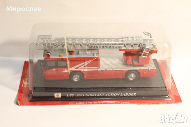 1:80 DEL PRADO ПОЖАРНА КАМИОН КОЛИЧКА ИГРАЧКА МОДЕЛ