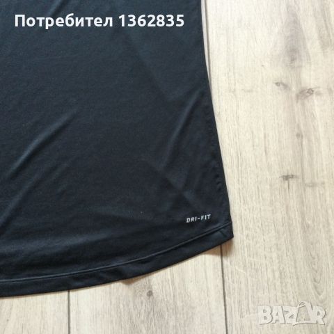 100 % оригинална черна тениска NIKE / Найк размер L от САЩ , снимка 6 - Тениски - 45525557