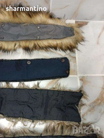 Лот от 5 броя яки с косми за якета, снимка 5 - Други - 51647118