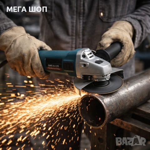 Ъглошлайф на ток Kraftroyal - 125mm бързо и прецизно рязане