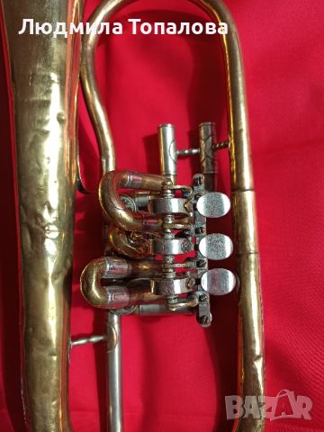 Продавам тромпет флигорна , снимка 1 - Духови инструменти - 45877071