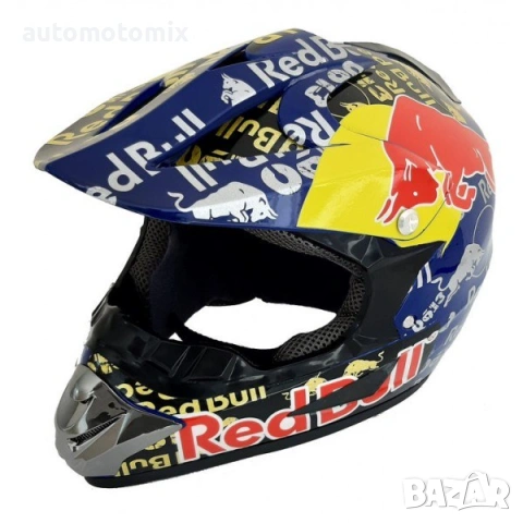 Кросова каска за мотор Red Bull