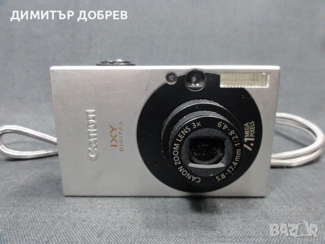 ЦИФРОВ ФОТОАПАРАТ CANON DIGITAL IXUS 70 IXY DIGITAL 10 POWERSHOT SD1000 7.1MP DIGITAL CAMERA, снимка 2 - Фотоапарати - 53260338
