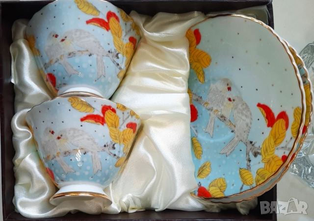 Голямо Намаление на чаши и комплекти за кафе костен порцелан , снимка 4 - Подаръци за юбилей - 43694999