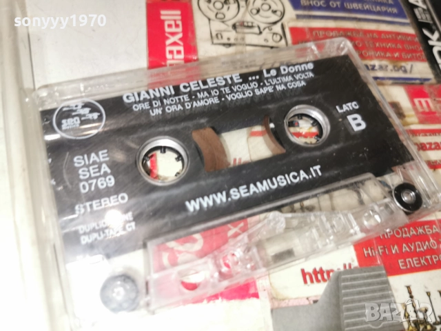 GIANNI CELESTE-ORIGINAL TAPE 2112251927, снимка 7 - Аудио касети - 52868535