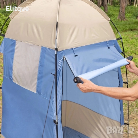 Универсална палатка за къмпинг, плаж, съблекалня или душ - 110x110x190 см, UV защита, снимка 7 - Други стоки за дома - 54196053