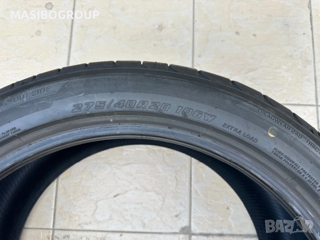 Гуми летни гума 275/40/20” YOKOHAMA ADVAN Sport V107, снимка 5 - Гуми и джанти - 51838224
