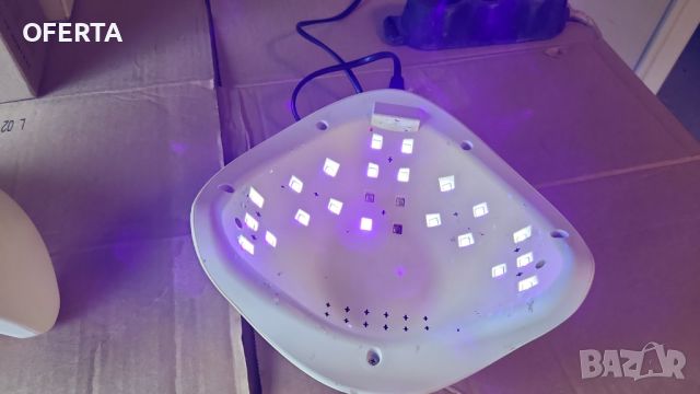 Комбинирана UV/LED Лампа за Нокти/Гел Лак/Маникюр - SUN5 48W  #40, снимка 2 - Педикюр и маникюр - 46811647