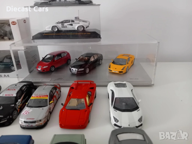 Audi Quattro, A4, V8 1:43 Schabak, Looksmart, Minichamps, Lambo, снимка 3 - Колекции - 51744852