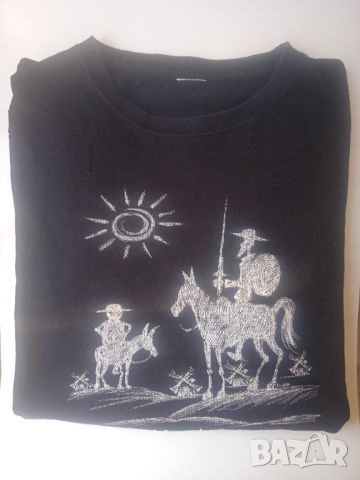 Дон Кихот и Санчо Панса - мъжка тениска купувана от Мадрид , снимка 4 - Тениски - 45323810