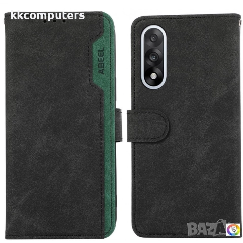 OnePlus Nord 5 / Ace 5 Ultra 5G Кожен флип калъф с портфейл + Протектор | RFID защита| Цвят: Черен, , снимка 6 - Калъфи, кейсове - 51929629