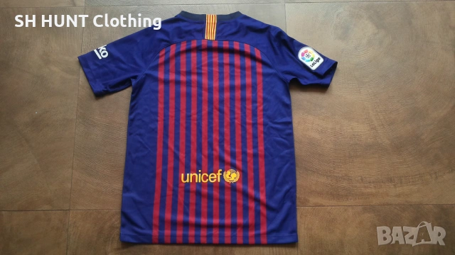 NIKE FC BARCELONA Kids Football T-Shirt Размер 13-15 г / 158-170 см детска футболна тениска 6-66, снимка 2 - Детски тениски и потници - 53126633