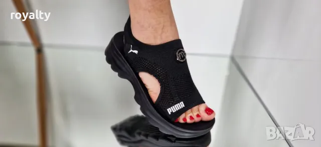 Puma черни дамски сандали , снимка 2 - Сандали - 50394300