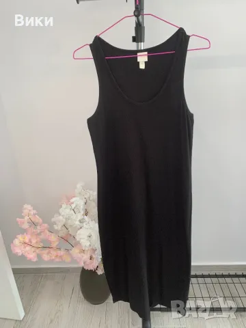 Рипсена рокля в размер М, снимка 4 - Рокли - 49301638