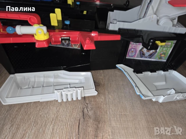 Paw Patrol: The Mighty Movie - Щаб самолетоносач Aircraft Carrier, снимка 11 - Влакчета, самолети, хеликоптери - 51179048