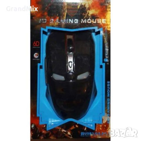 Геймърска мишка 6D USB Gaming mouse с подсветка, снимка 3 - Геймърски - 46642460