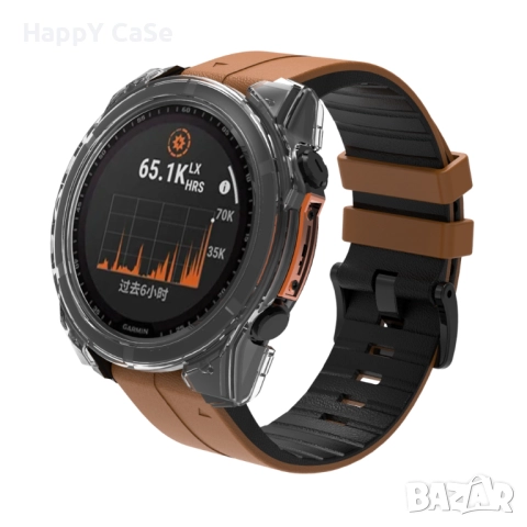 Garmin Fenix 8 Amoled 51mm. / Твърд удароустойчив кейс с протектор, снимка 2 - Смарт часовници - 51839085