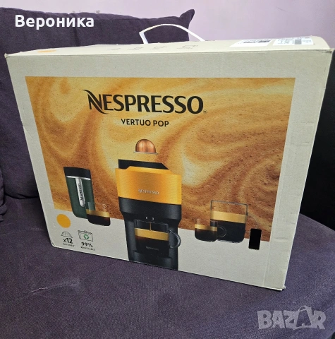 кафе машина Nespresao Vertuo Pop, снимка 5 - Кафемашини - 53535156