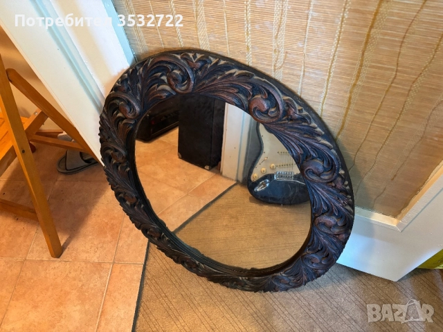 Голямо българско ретро огледало, снимка 5 - Колекции - 51466169