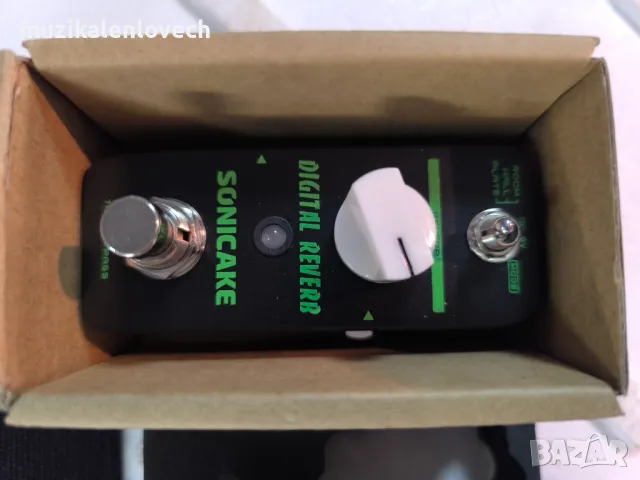 SONICAKE Digital Reverb Room Hall Plate Guitar Effects Pedal - Реверб педал за ел китара /НОВ/, снимка 12 - Китари - 35978475