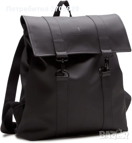 Rains гумирана голяма раница, снимка 2 - Раници - 53347376