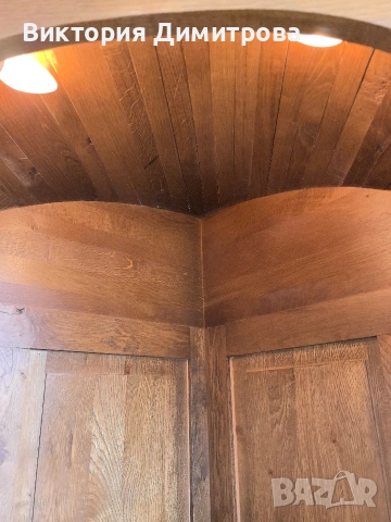 Ъглова витрина Антик , снимка 8 - Секции и витрини - 53611495