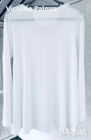 Луксозна бяла блуза MARC CAIN object for love , снимка 14 - Блузи с дълъг ръкав и пуловери - 52979307