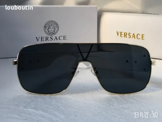 Versace маска 2024 мъжки слънчеви очила унисекс дамски бели черни , снимка 14 - Слънчеви и диоптрични очила - 47742807